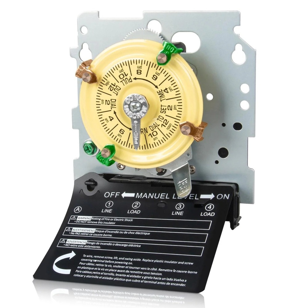 T104M Mechanical Timer Switch 24-Hour Heavy Duty Replacement
